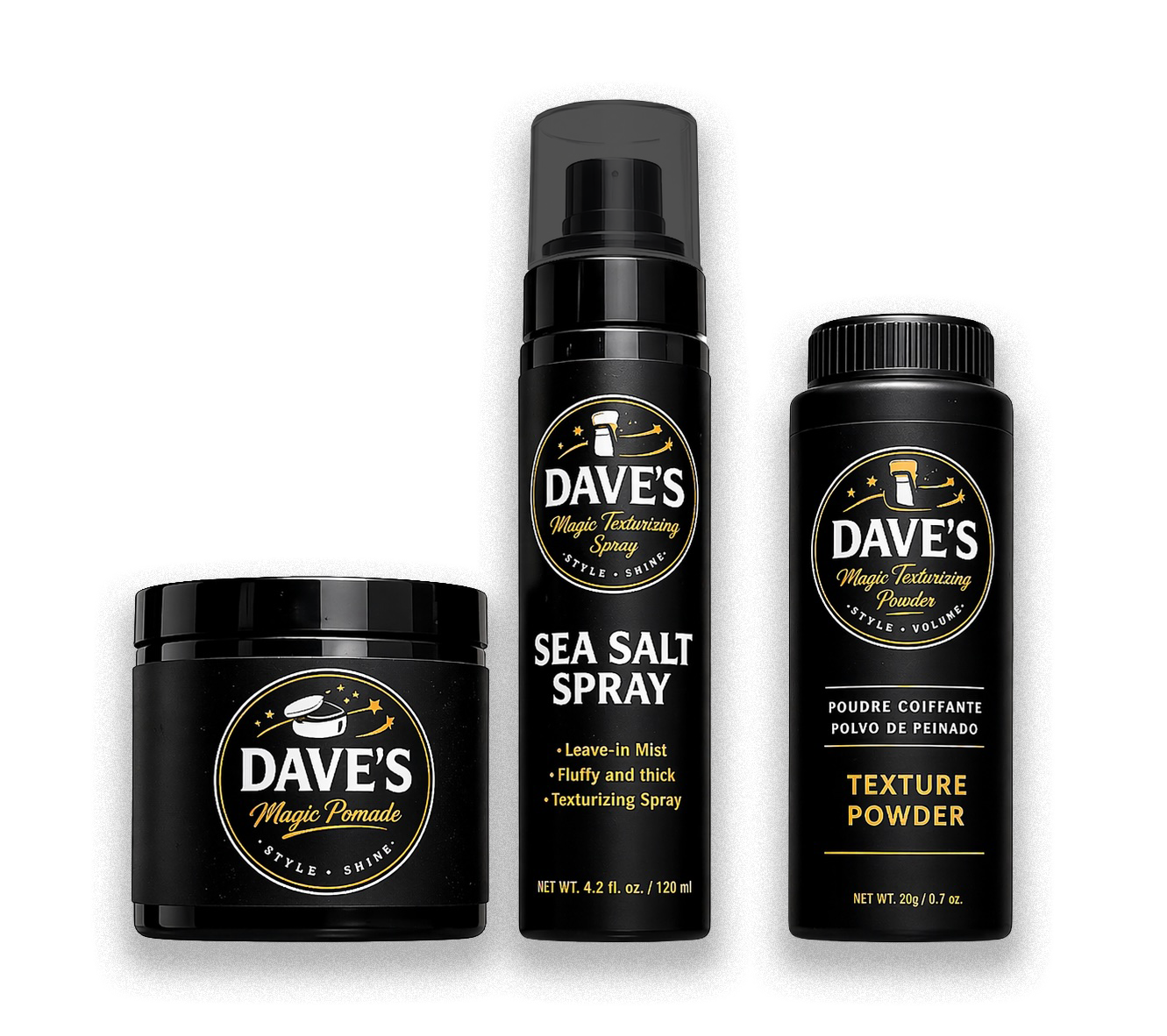Dave's Magic Products lineup
